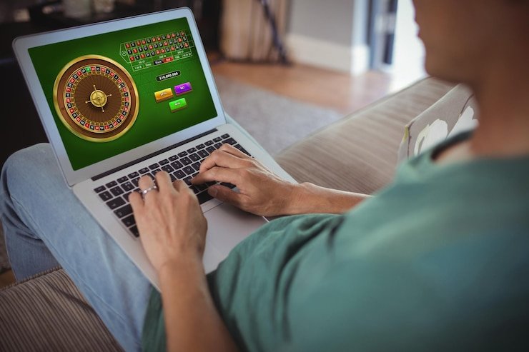 Pengguna sedang mengatur batas waktu bermain pada aplikasi hiburan sports